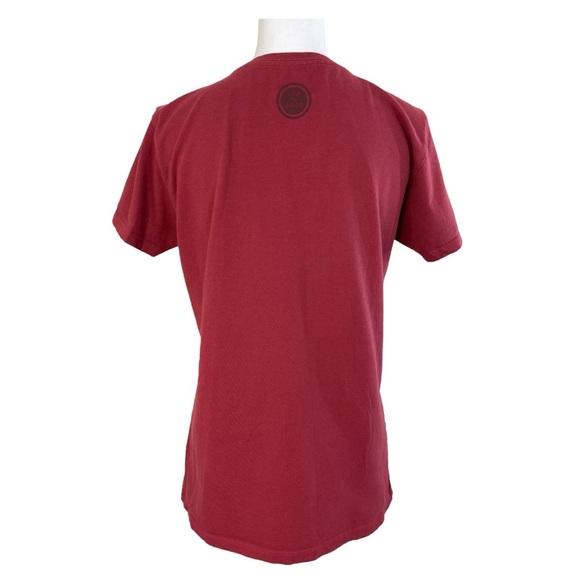 Life is Good "Dachshund and Dashing" Graphic Dog Short Sleeve Tee Red Size M - Picture 3 of 8